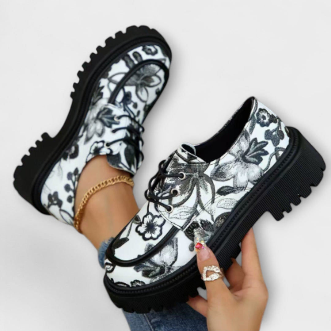 Anna Elegant Mocasíny Retro KovovouSponou LetníLehké