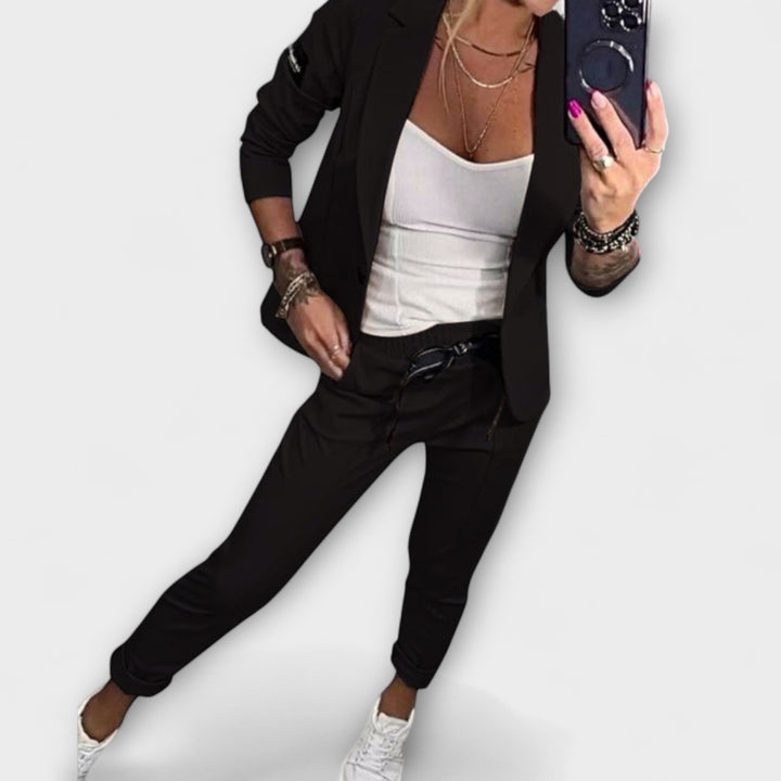 Malou - Koordinovaná sada topu, bundy a kalhot