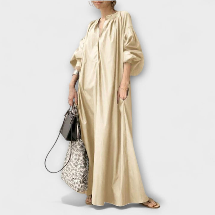 Gerhilde – Elegantní Midi Šaty