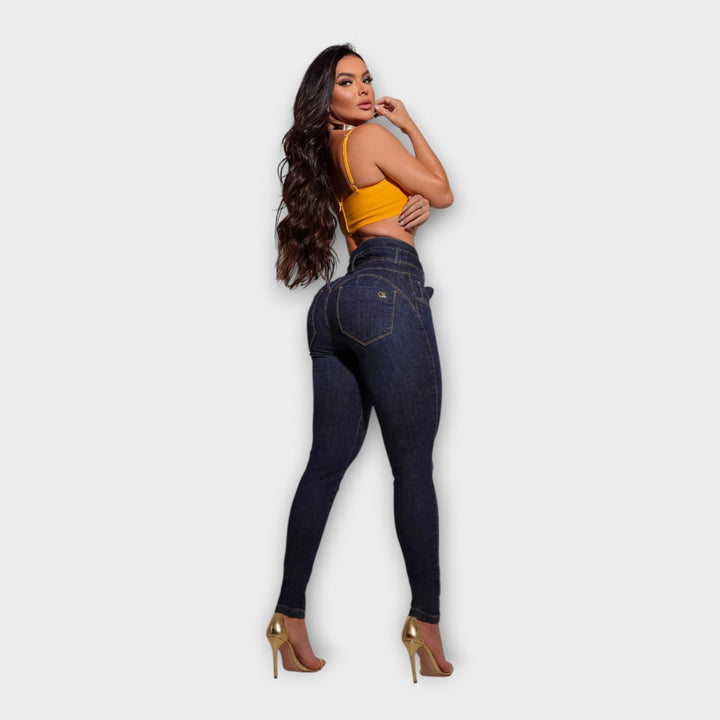 Lucie Bezkonkurenčněelegantní Džíny S Vysokým Pasem