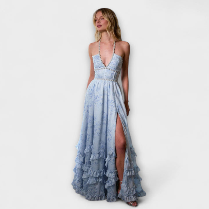 Luzie - Chic dlouhá volná šaty