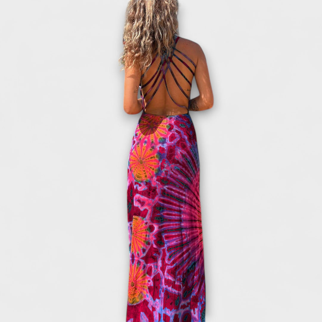 Ronja - La Bamba Tie-Dye Print Maxi Šaty