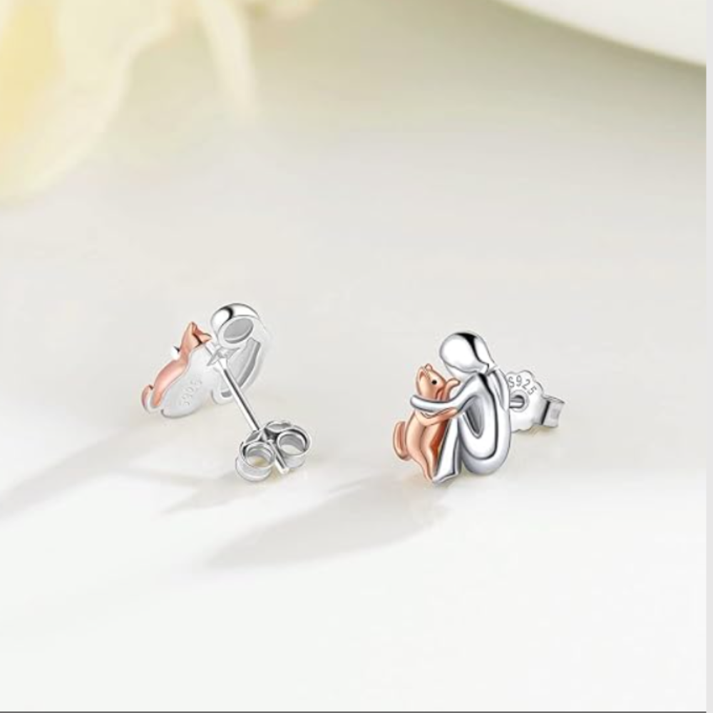 Elisa – Náušnice s ikonickým motivem dívky a kočky