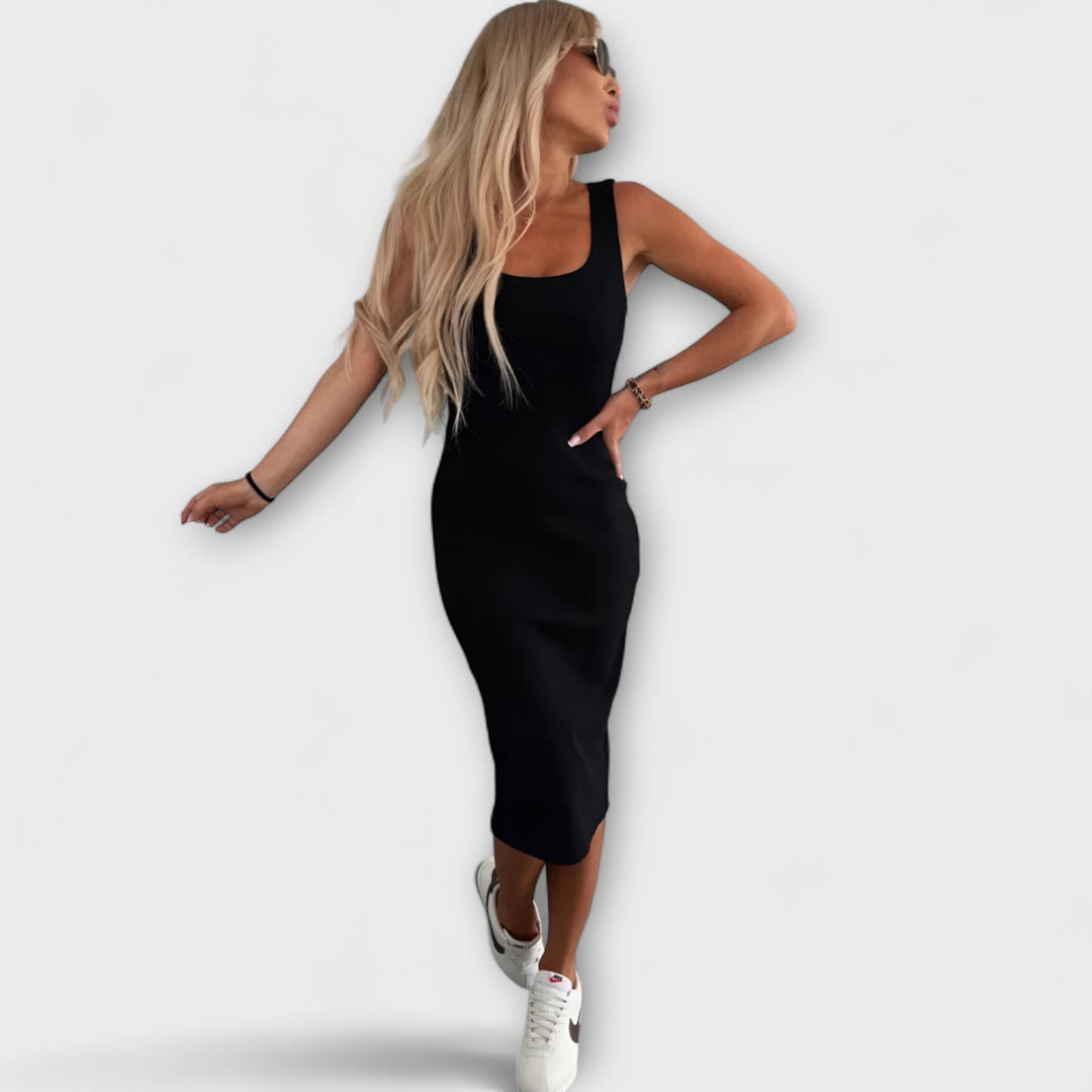 Manon - Pohodlné Midi Šaty & Cardigan