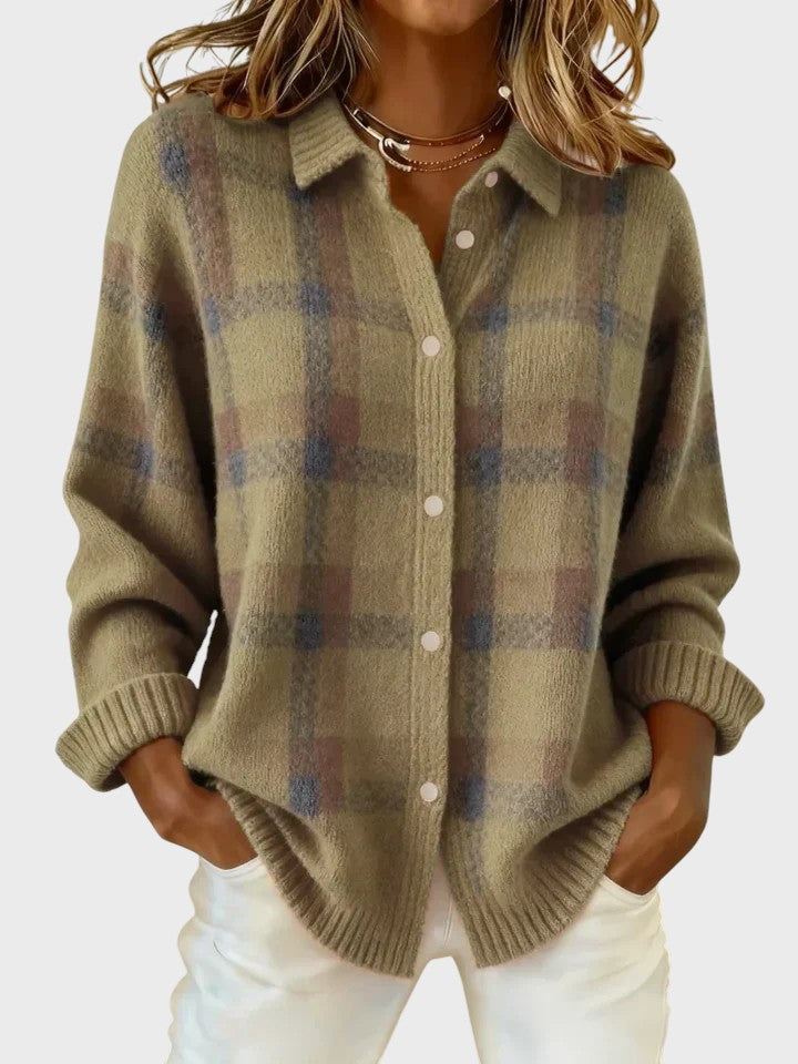 Natálie | Retro Svetr s Kontrastními Kostkami