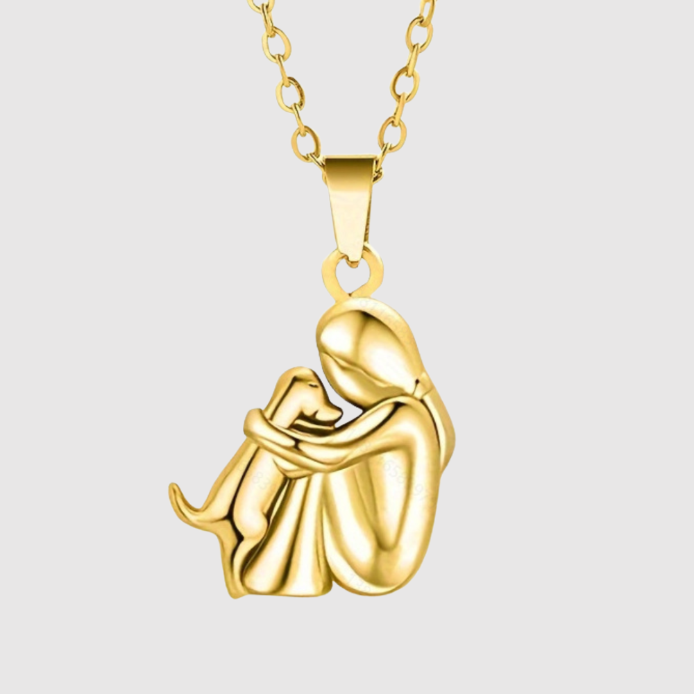 Amélie - Náhrdelník s přívěskem ve tvaru psa