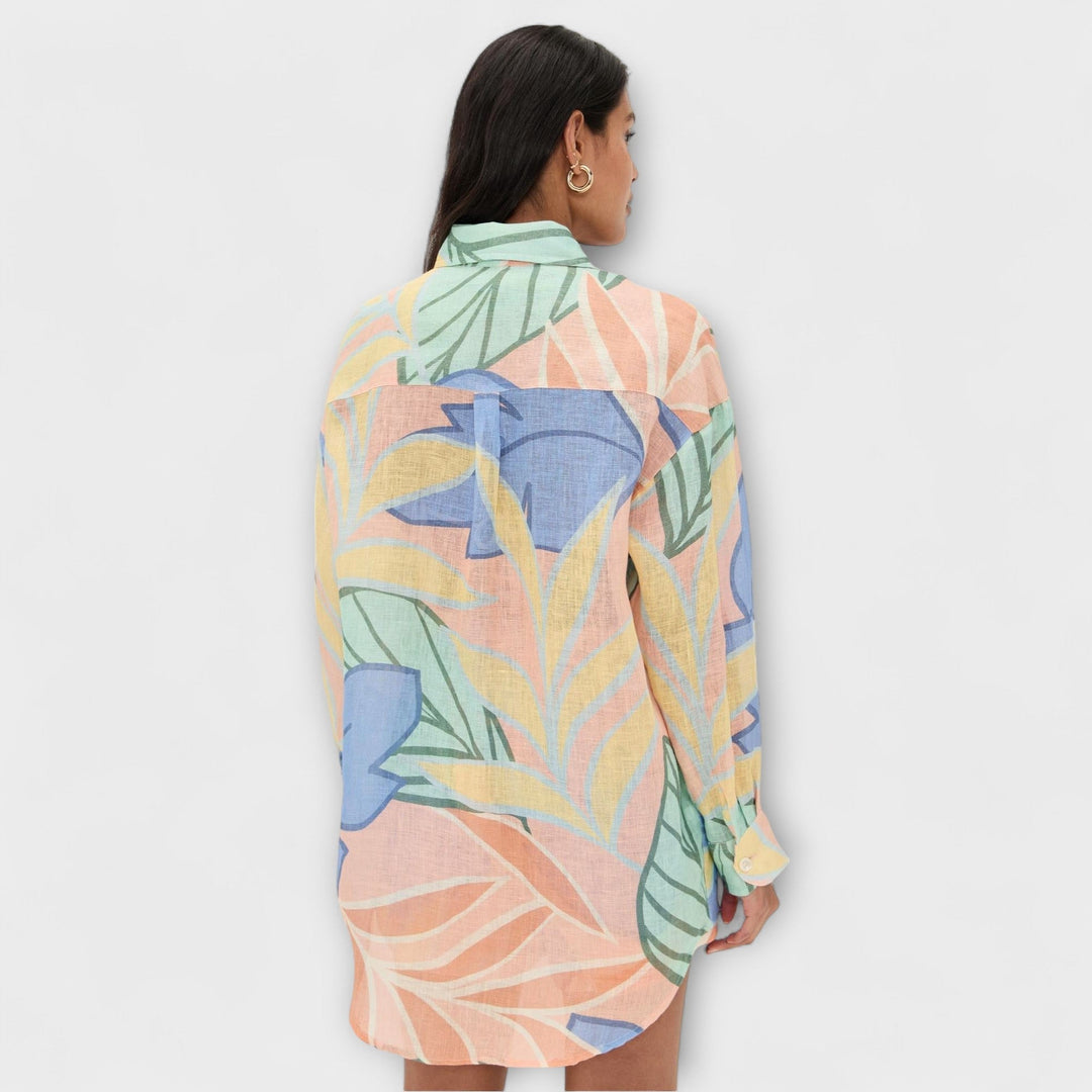 Mary - Krátká souprava s tropickým potiskem od Playa Boyfriend