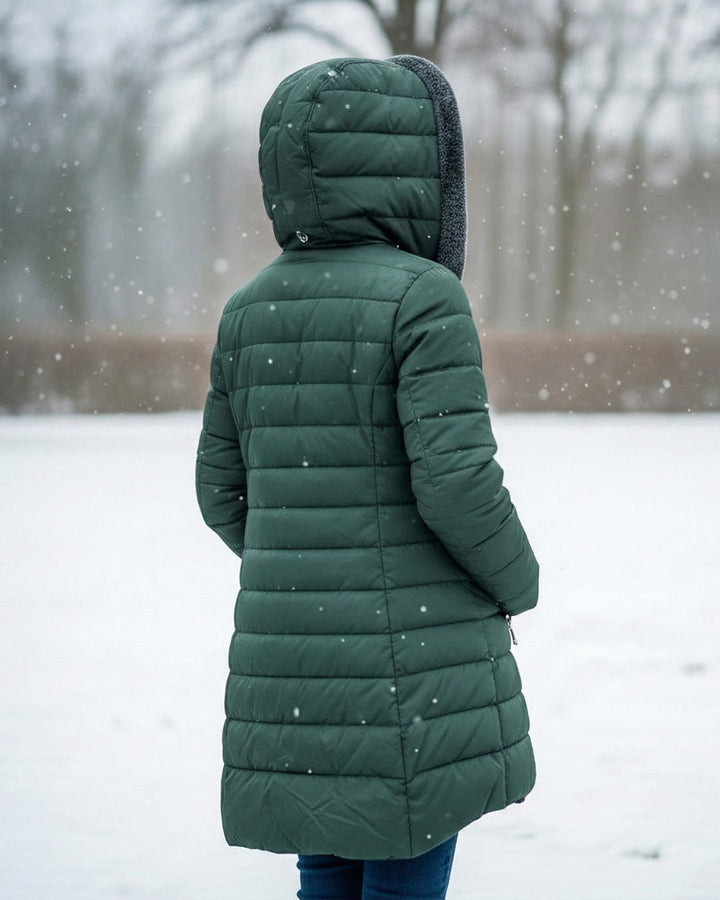 Clair | Puffer kabát s fleece podšívkou