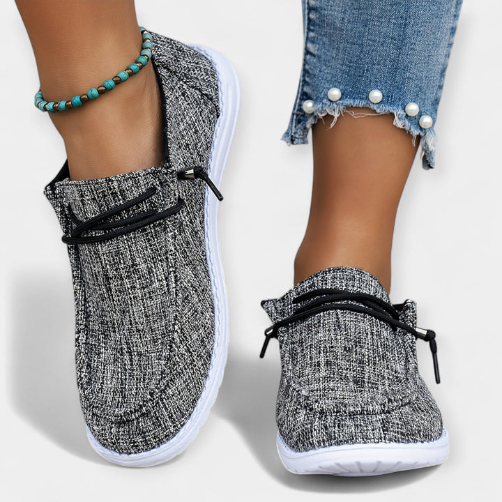 Veronika Elegantní Plátěné Tenisky Každodenní Pohodlí