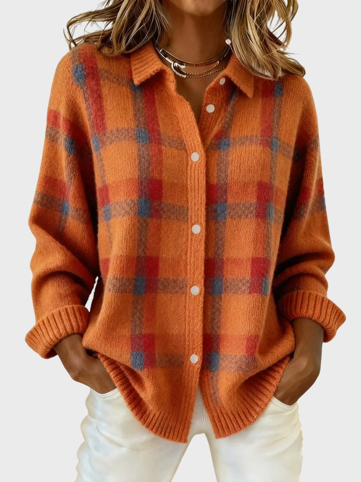 Natálie | Retro Svetr s Kontrastními Kostkami