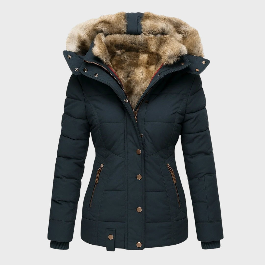 Eliška | Zimní bunda s kožíškovou podšívkou