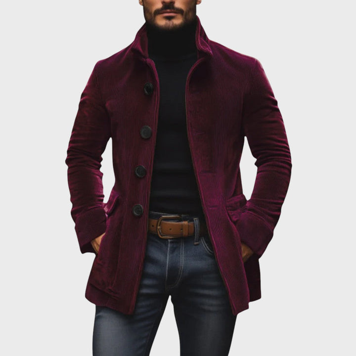 Tomáš | Hnědý kordový blazer