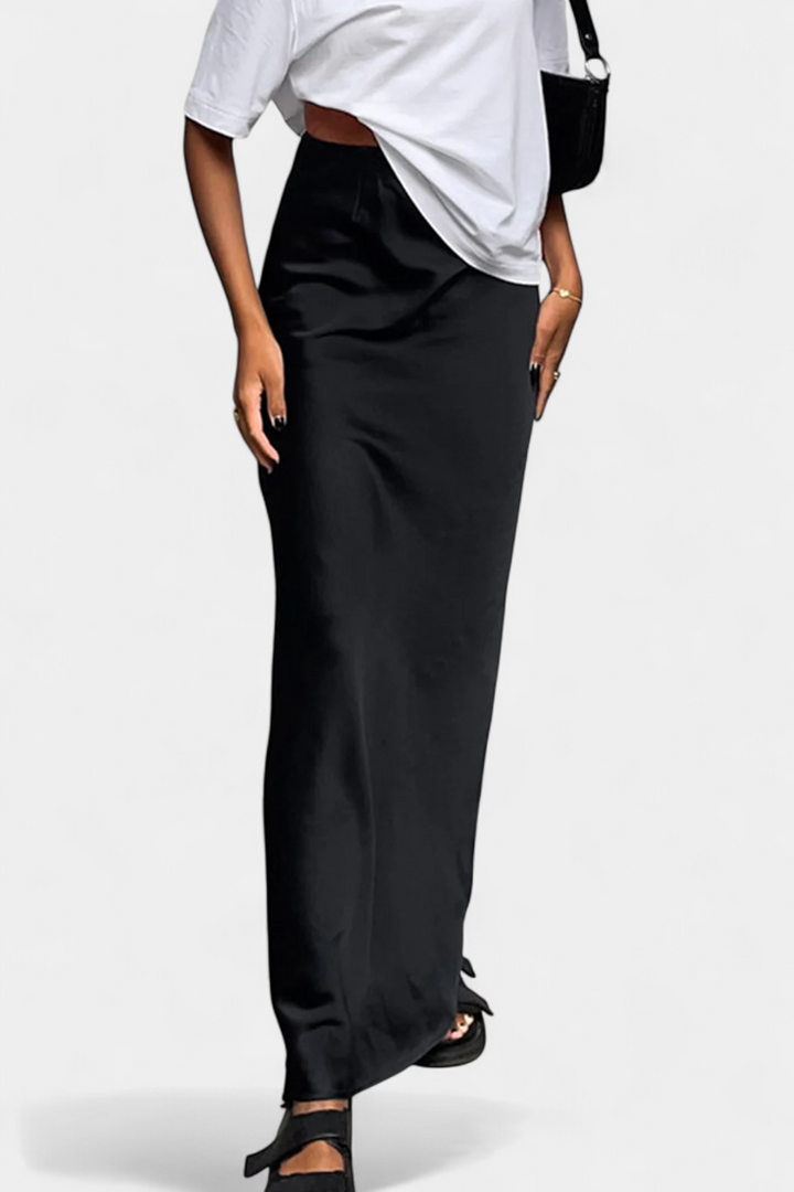 Fable | Maxi užitková sukně s jednoduchým designem a upraveným stylem