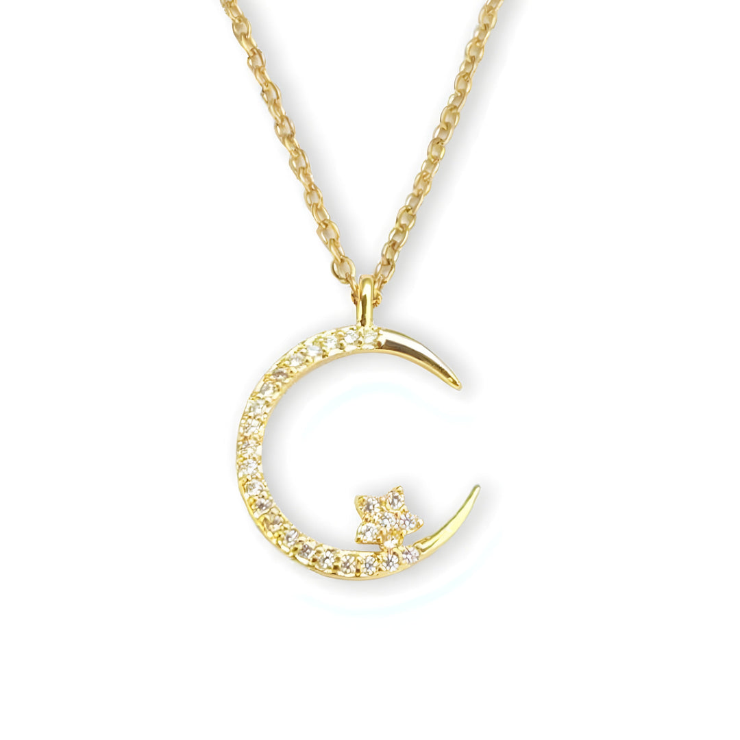 Věra | Elegantní náhrdelník s motivem měsíce