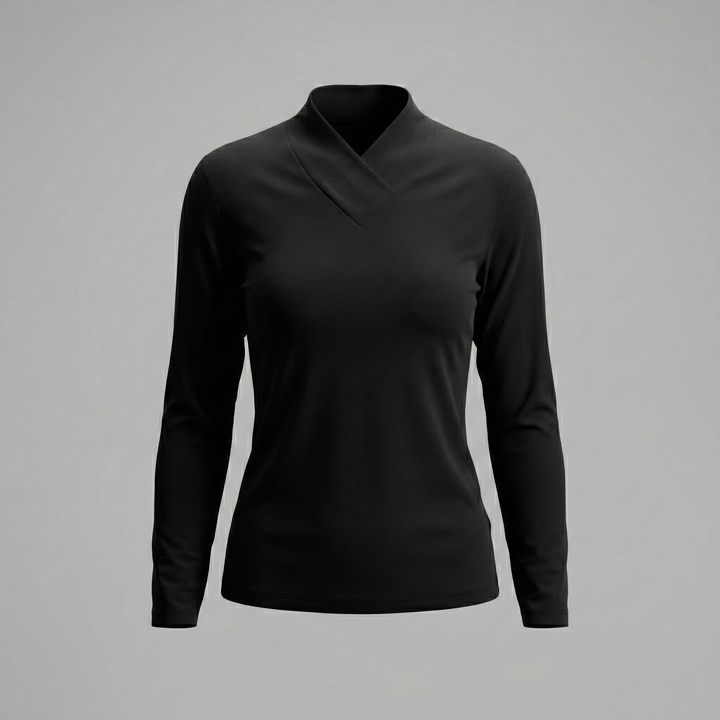 Simona | Elegantní top s kříženým výstřihem