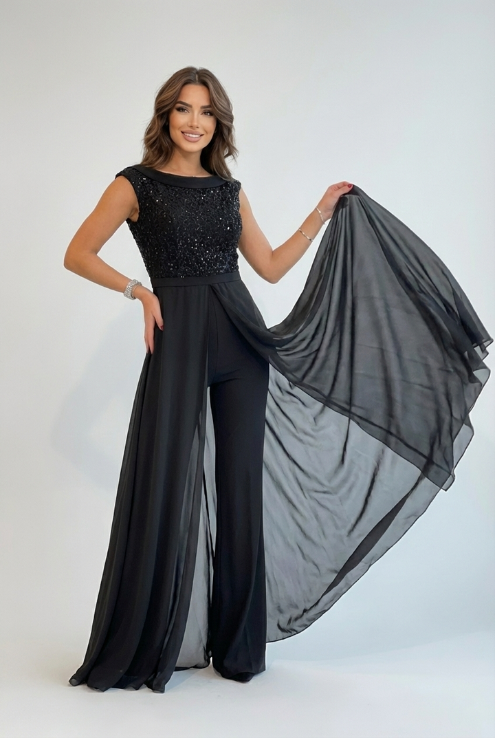 Valeria | Klasický bezramenný overal