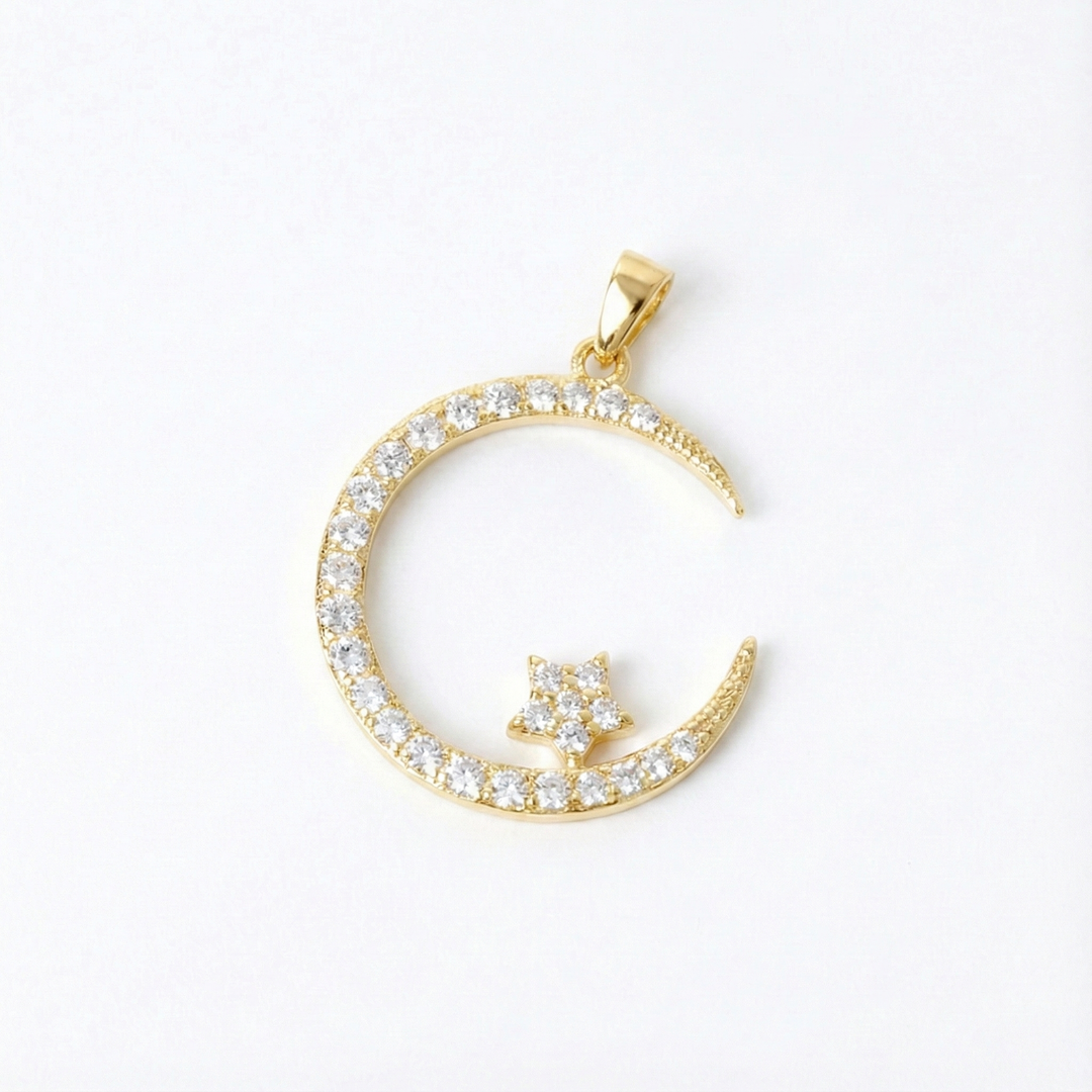 Věra | Elegantní náhrdelník s motivem měsíce