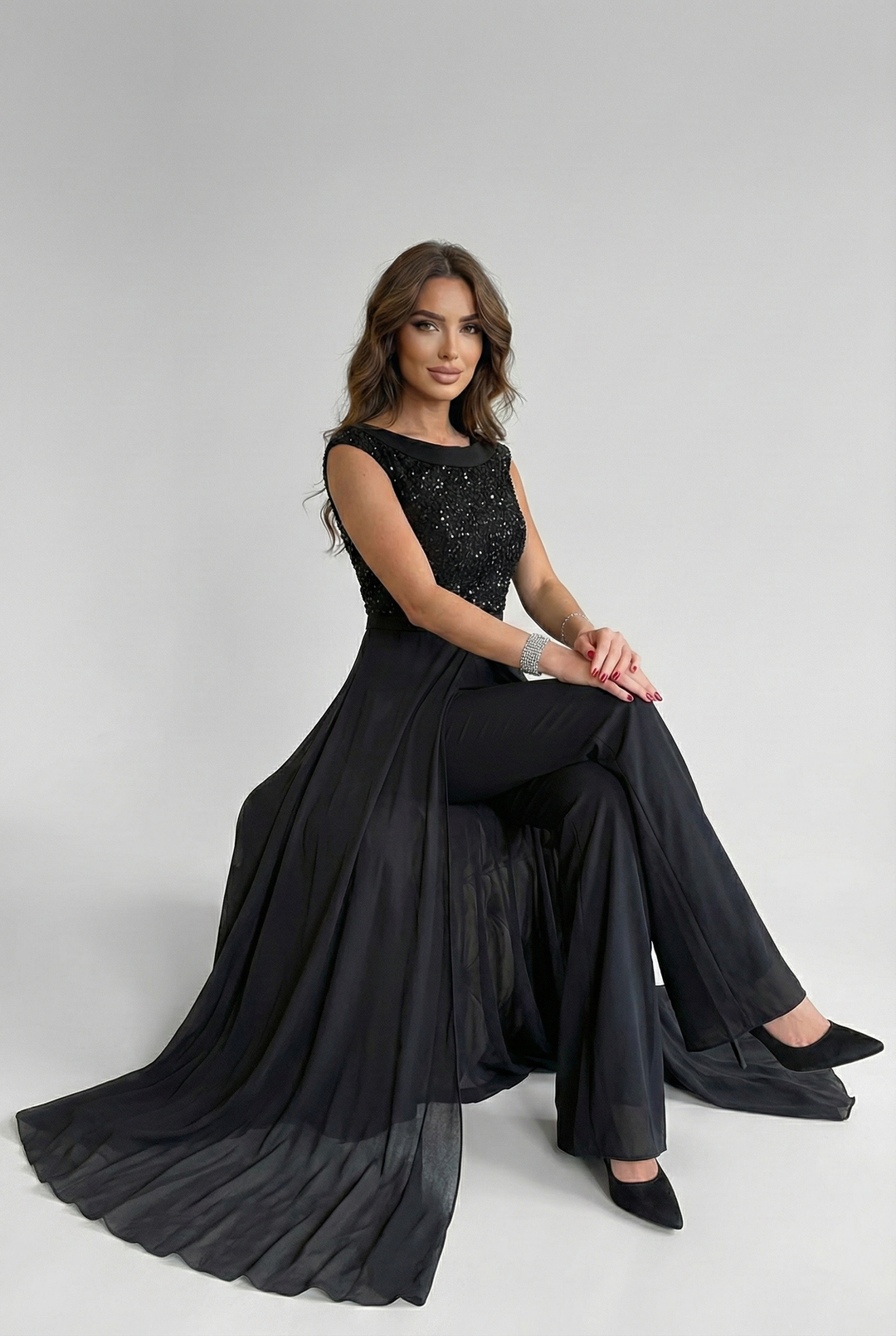 Valeria | Klasický bezramenný overal