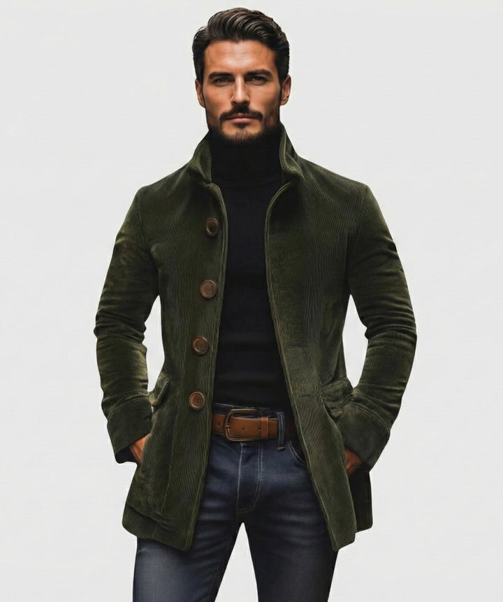 Tomáš | Hnědý kordový blazer