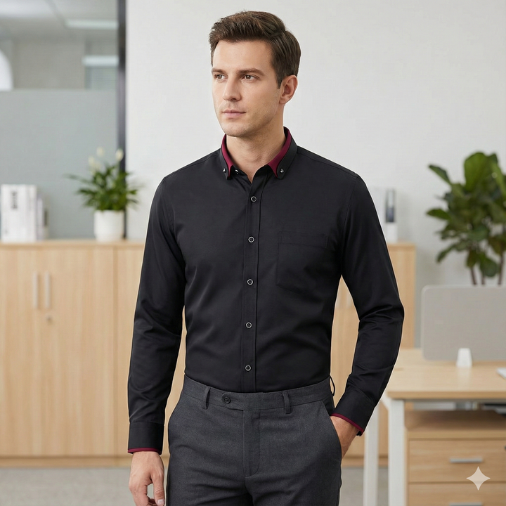 Matěj | Klasické bavlněné košile s dlouhým rukávem