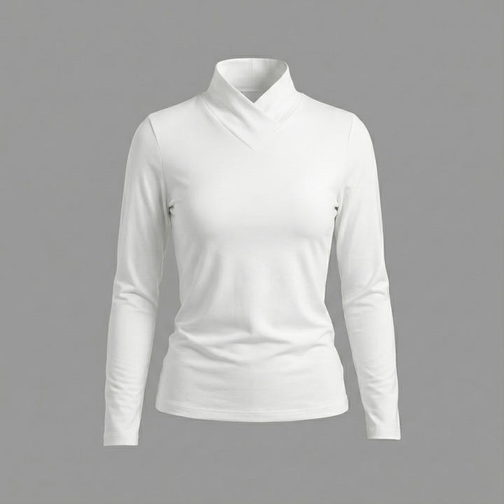 Simona | Elegantní top s kříženým výstřihem