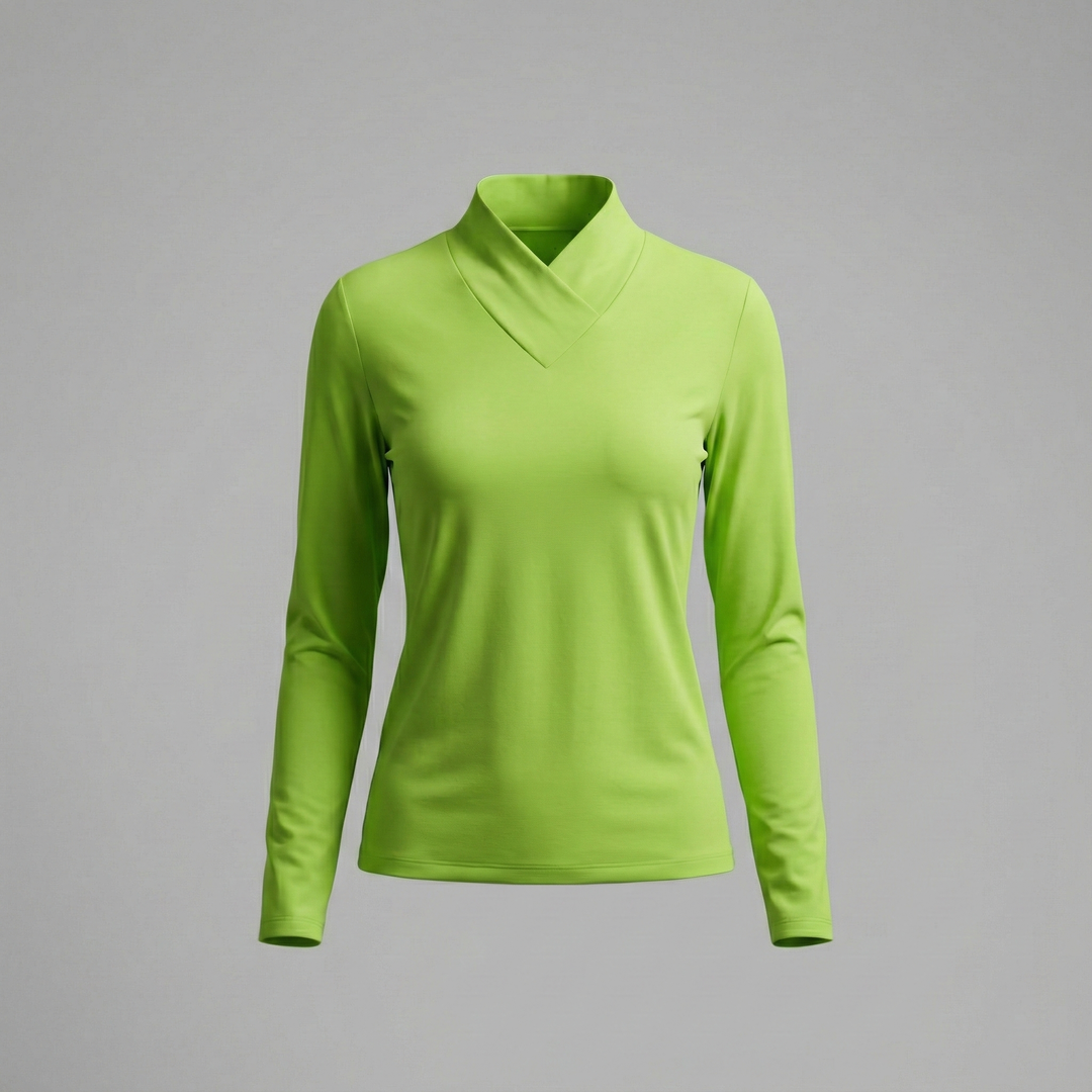 Simona | Elegantní top s kříženým výstřihem