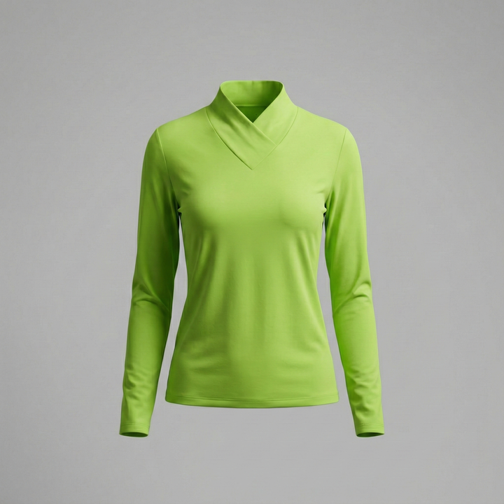 Simona | Elegantní top s kříženým výstřihem