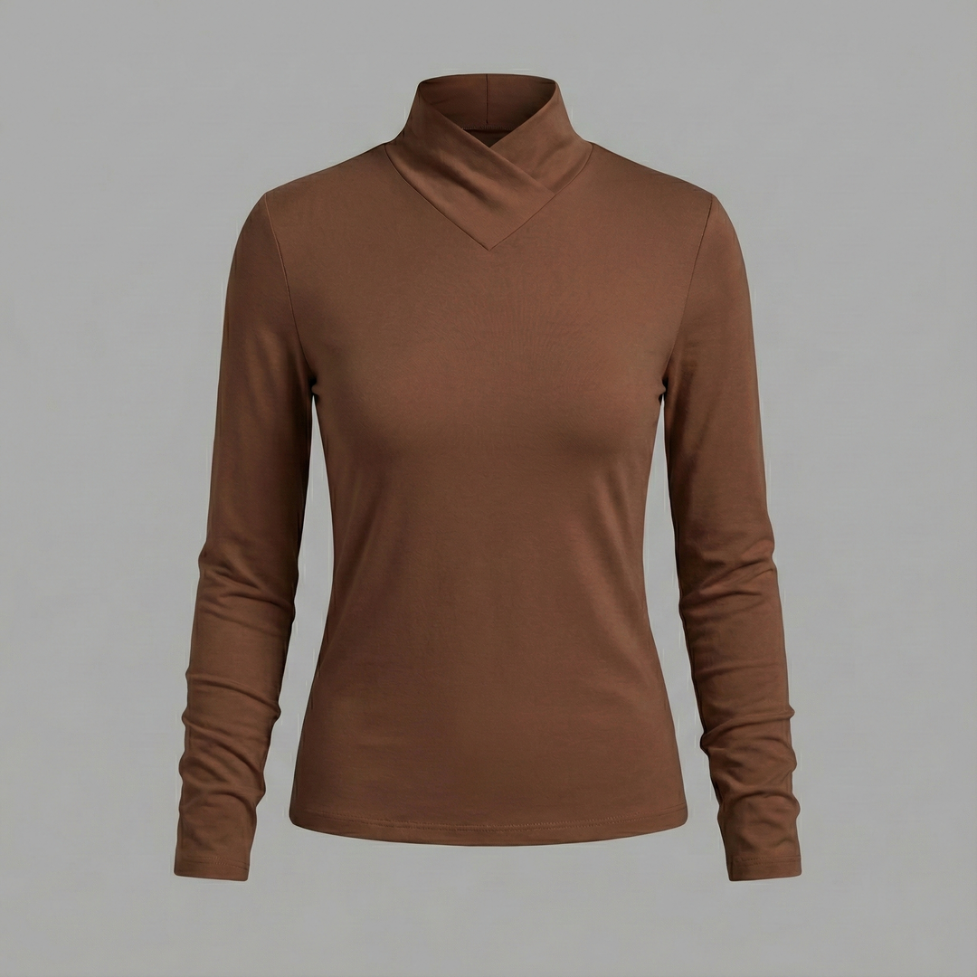 Simona | Elegantní top s kříženým výstřihem