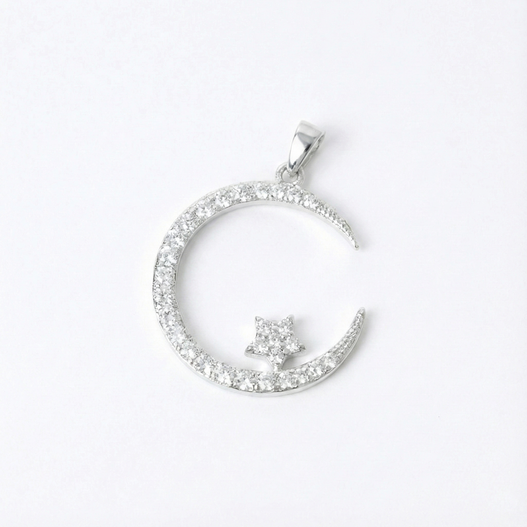 Věra | Elegantní náhrdelník s motivem měsíce