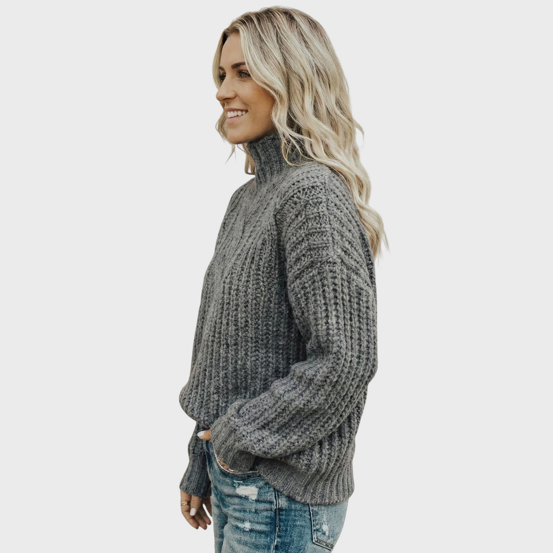 Aroa – Pletený svetr s rolákem