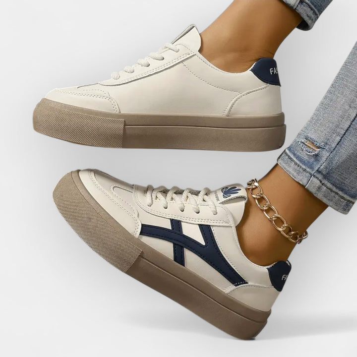 Eva Elegantní Platformové Tenisky Retroměstské Pohodlné