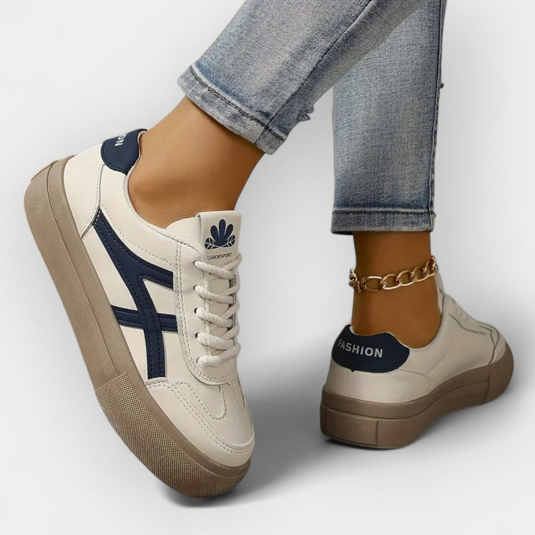 Eva Elegantní Platformové Tenisky Retroměstské Pohodlné