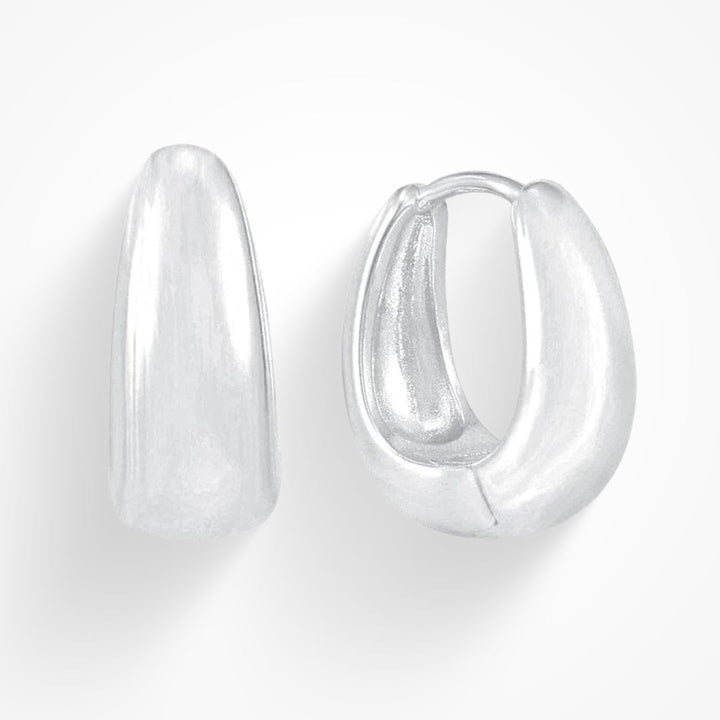 Eva Elegantní Kruhové Náušnice Nadčasové Osvětlující