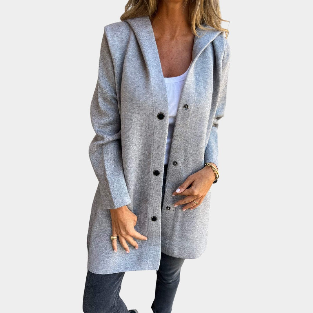 Caroline - Příjemná bunda na knoflíky