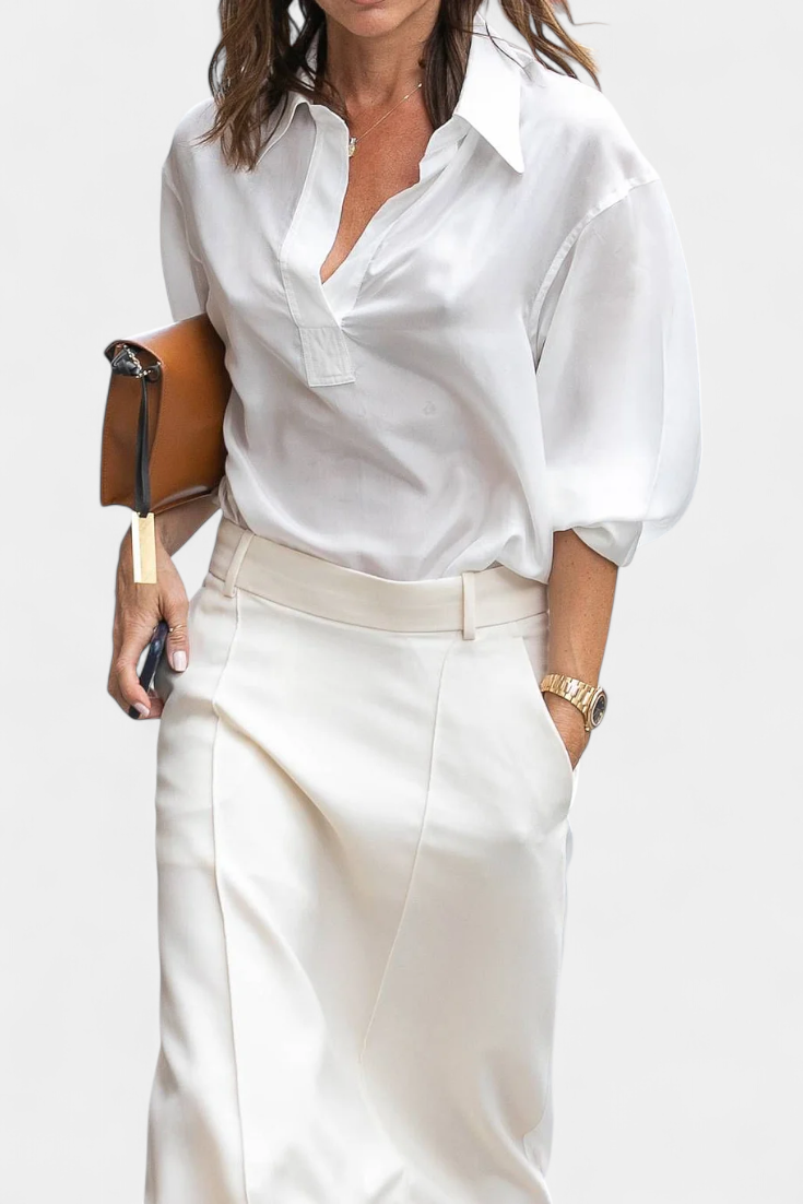 Ada | H-linie hladká sukně s moderním městským stylem