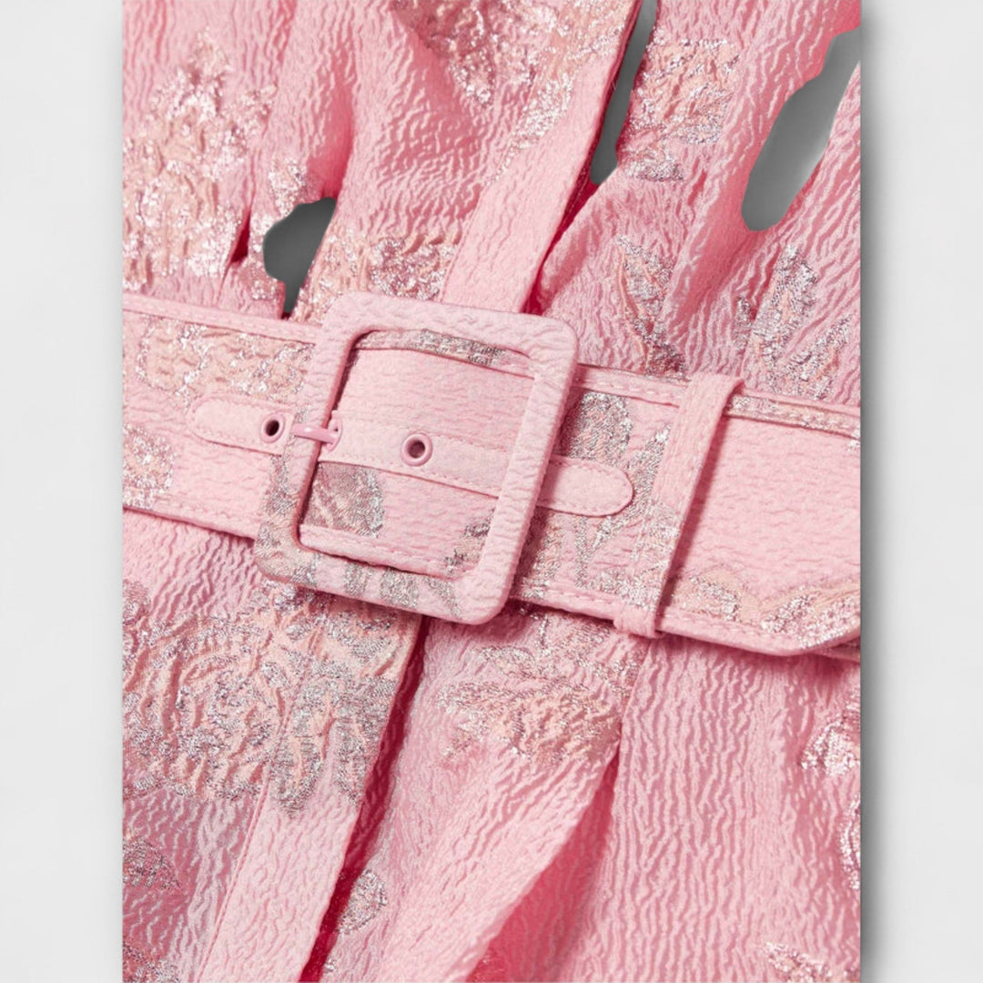 Anabella - Šaty s krátkými nabíranými rukávy