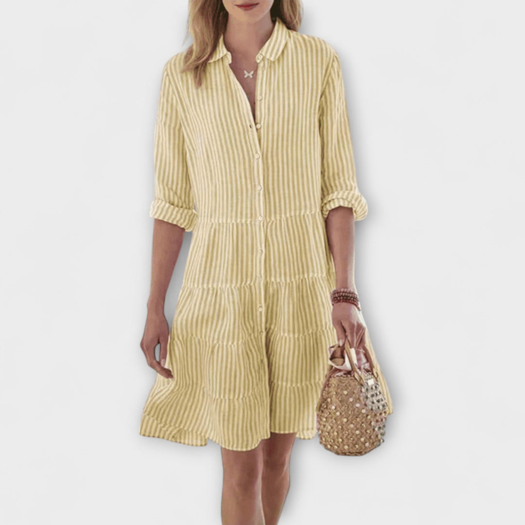 Lolita - Vzdušné pruhované šaty