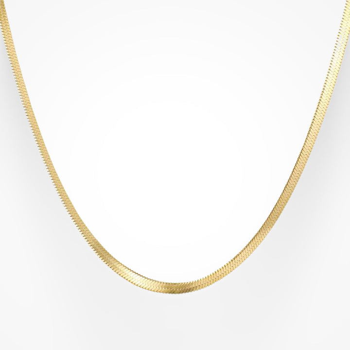 Eva Elegantní Hadí Kovový Náhrdelník Minimalistický