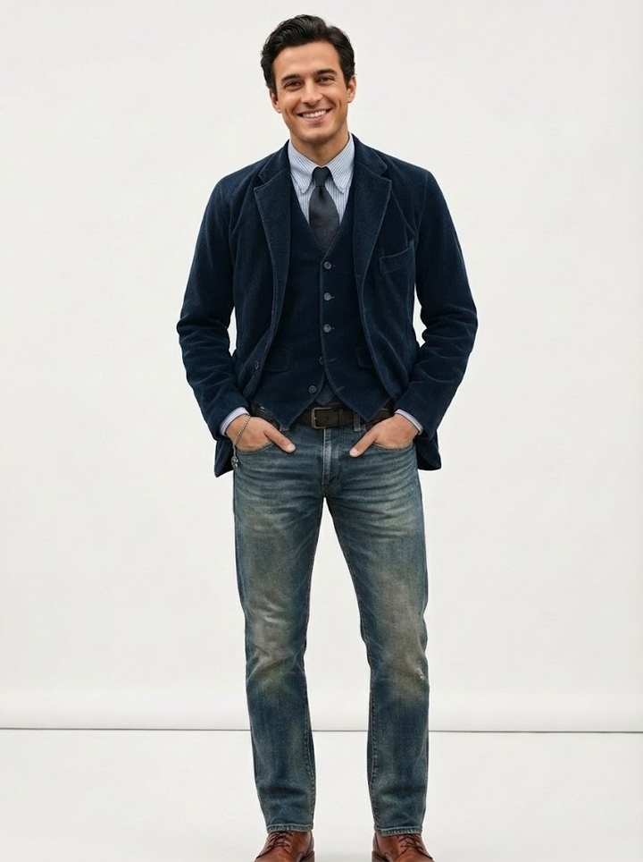 Limitovaná edice: Pánský set saka a vesty | Krejčovství Dvořák