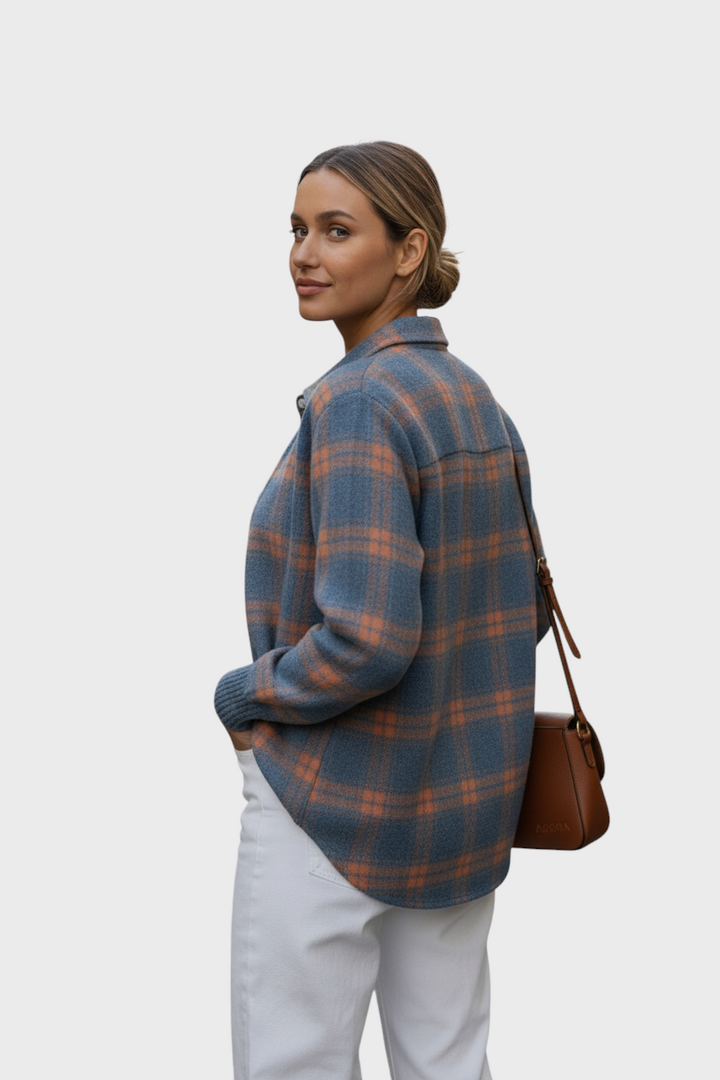 Natálie | Retro Svetr s Kontrastními Kostkami